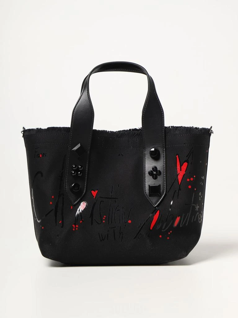 商品Christian Louboutin|Christian Louboutin Frangibus canvas bag,价格¥7406,第1张图片