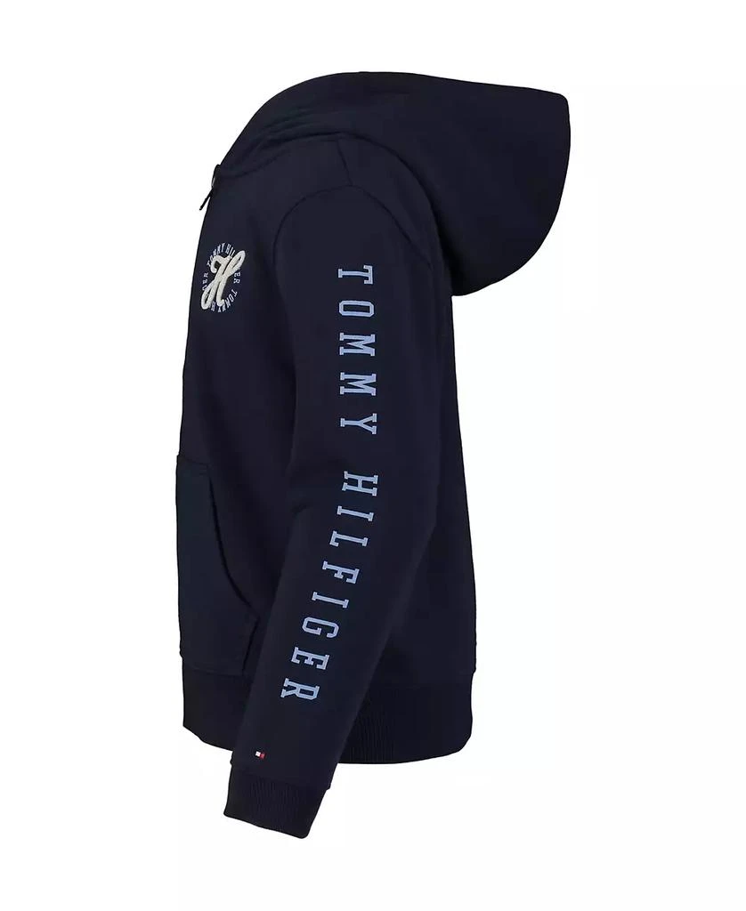 商品Tommy Hilfiger|Big Girls Fleece Zip Hoodie,价格¥235,第3张图片详细描述