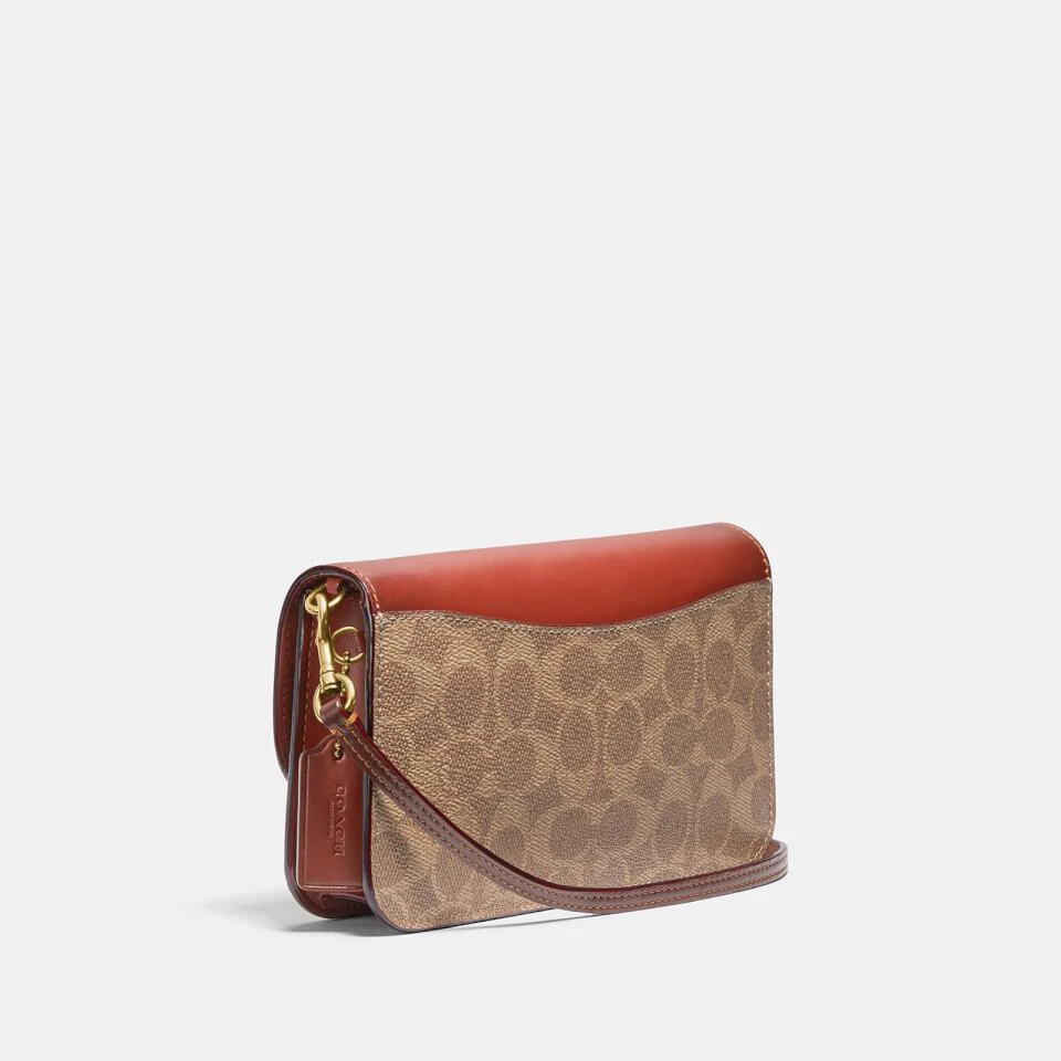 商品Coach|Coach Women's Coated Canvas Signature Hayden Cross Body Bag - Tan Rust,价格¥1723,第4张图片详细描述