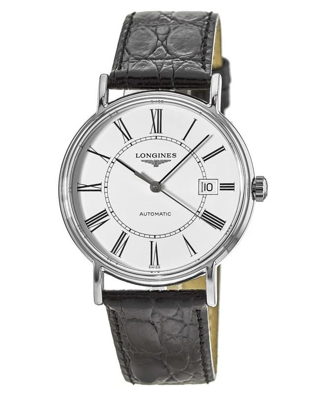 商品Longines|Longines La Grande Classique Automatic White Dial Leather Strap Men's Watch L4.921.4.11.2,价格¥7434,第1张图片