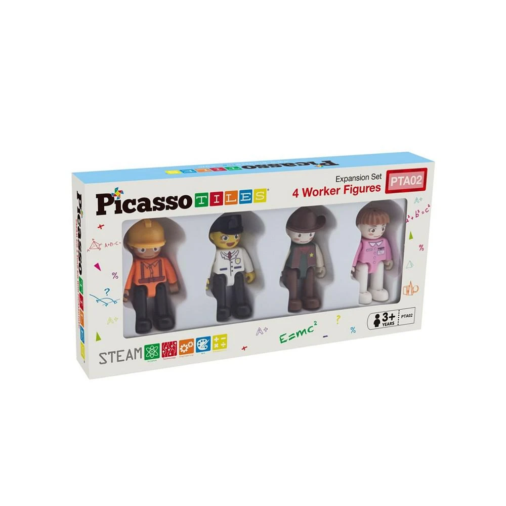 商品PicassoTiles|Magnetic Profession Character Action Figures, Set of 4,价格¥187,第3张图片详细描述