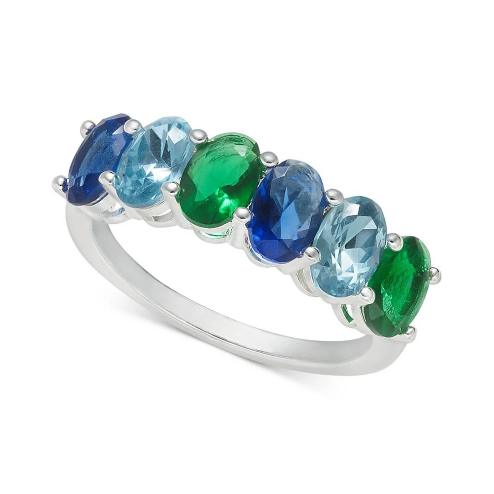 商品Charter Club|Silver-Tone Multicolor Band Ring, Created for Macy's,价格¥223,第1张图片