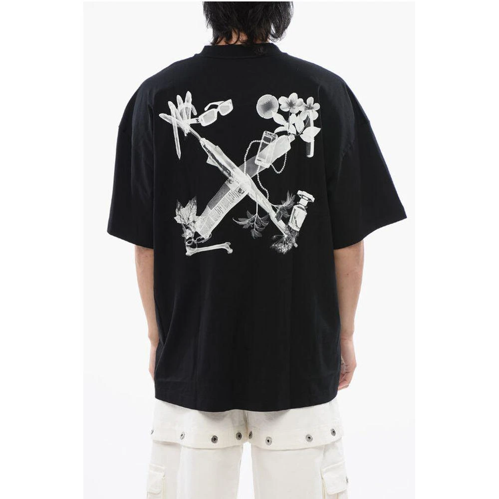 商品Off-White|Off-White Oversize-fit SCAN Printed T-shirt,价格¥3716,第2张图片详细描述