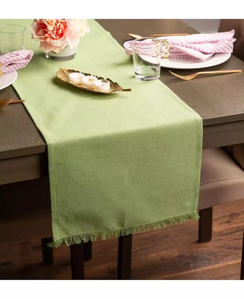 商品Design Imports|Solid Heavyweight Fringed Table Runner,价格¥109,第4张图片详细描述