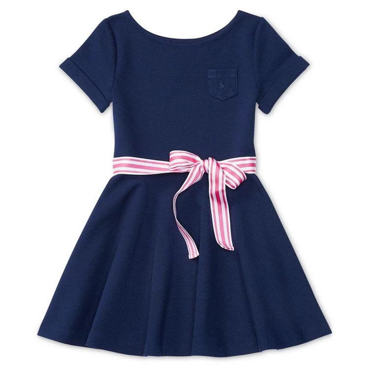 商品Ralph Lauren|Fit & Flare Dress, Toddler & Little Girls (2T-6X),价格¥217,第2张图片详细描述