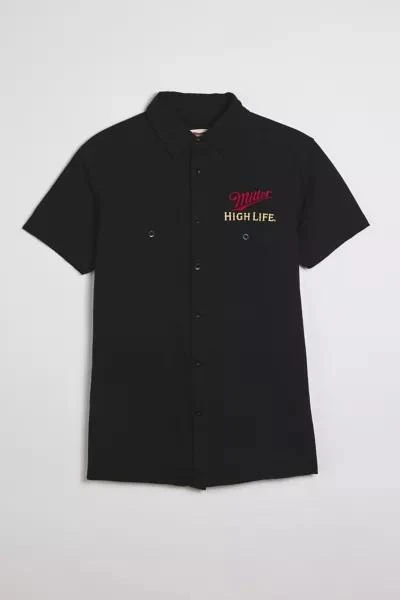 商品American Needle|American Needle Miller High Life Embroidered Short Sleeve Button-Down Shirt,价格¥560,第2张图片详细描述