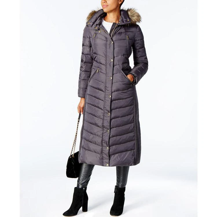 商品Michael Kors|MICHAEL  Faux-Fur-Trim Maxi Puffer Coat,价格¥1422,第1张图片