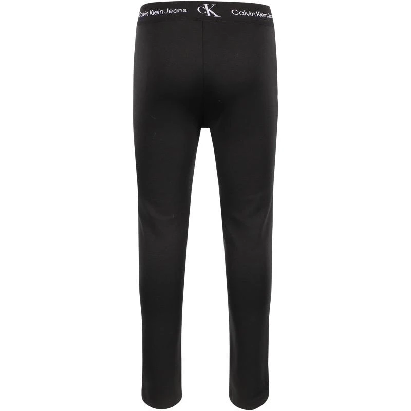 商品Calvin Klein|Branded waist stretchy leggings in black,价格¥496,第2张图片详细描述