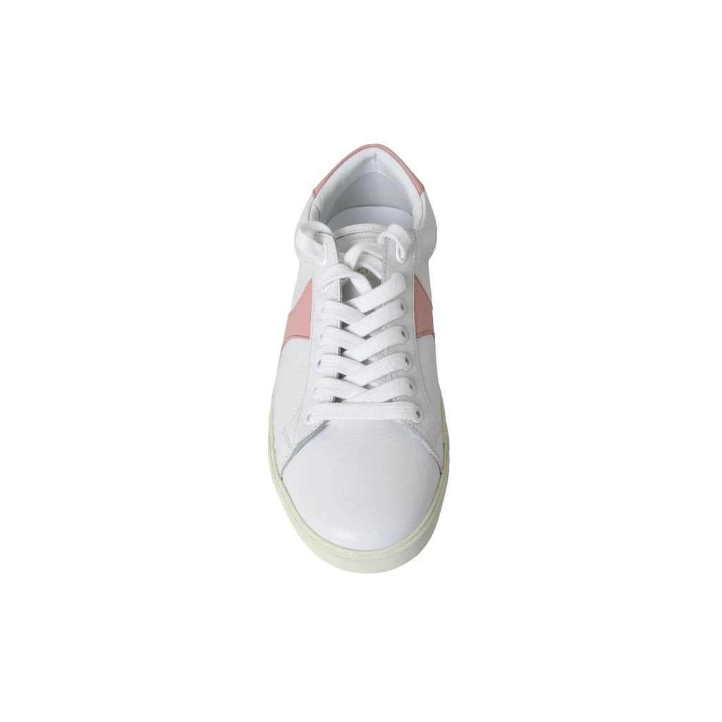 商品Celine|Celine Triomphe Leather Sneaker Off White Pink,价格¥2821,第4张图片详细描述