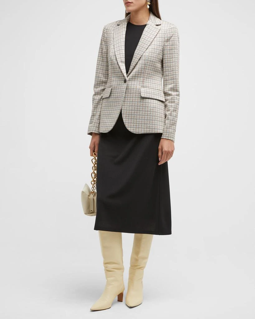 商品Theory|Grid Cutaway Riding Blazer,价格¥1570,第3张图片详细描述