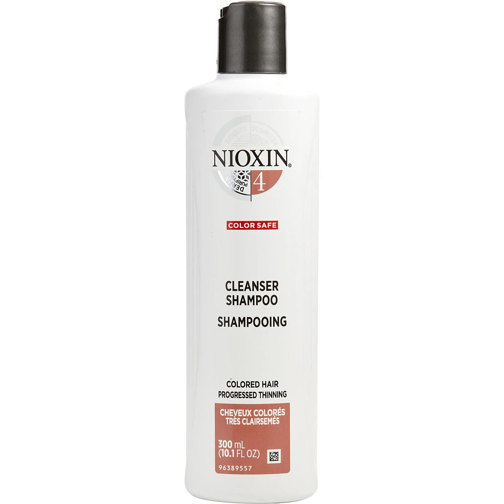 商品NIOXIN|NIOXIN 丽康丝 4号防脱控油洗发水 300ml 适合染色严重受损发质的人群使用,价格¥228,第1张图片