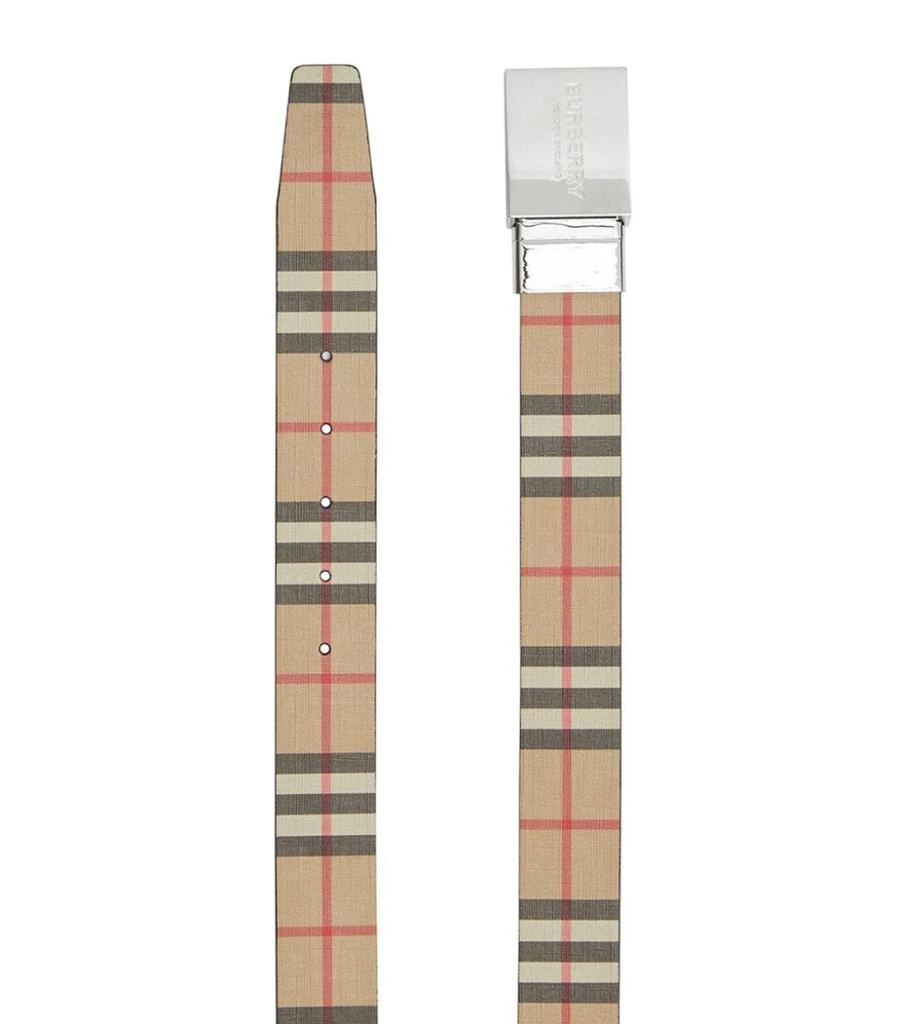 商品Burberry|Reversible Vintage Check Belt,价格¥4014,第2张图片详细描述