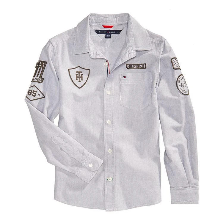 商品Tommy Hilfiger|Rocky Cotton Shirt, Big Boys (8-20),价格¥224,第1张图片