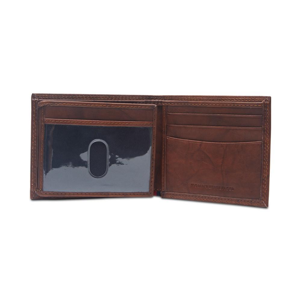 商品Tommy Hilfiger|Men's Traveler RFID Extra-Capacity Bifold Leather Wallet,价格¥166,第4张图片详细描述