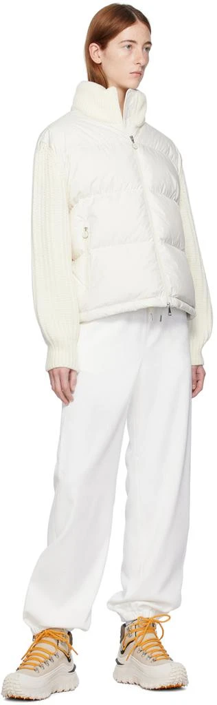 商品Moncler|White Drawstring Lounge Pants,价格¥4945,第4张图片详细描述