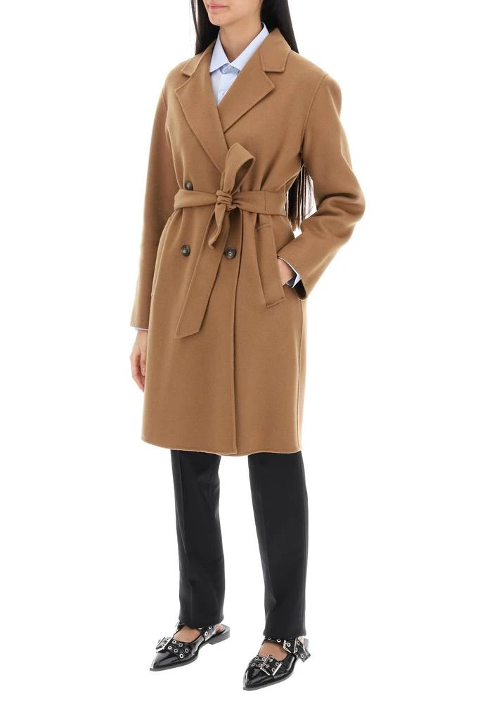 商品Weekend Max Mara|flirt double-breasted midi coat,价格¥1983,第4张图片详细描述