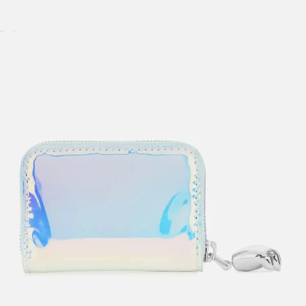 商品Kenzo|KENZO Women's Iridescent Zip Coin Purse - white,价格¥729,第2张图片详细描述