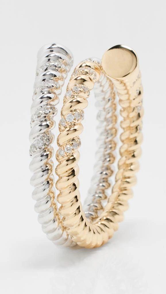 商品Adina Reyter|14k Pavé Rope Wrap Ring,价格¥7474,第4张图片详细描述