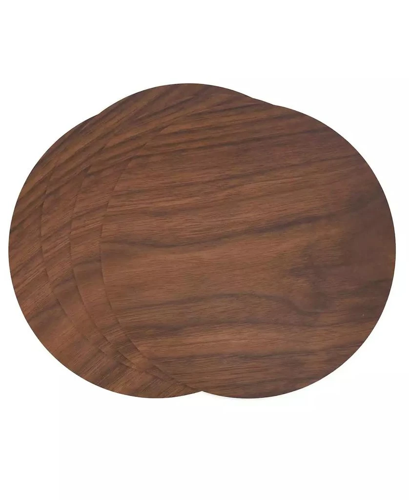 商品Saro Lifestyle|Wood Print Placemat Set of 4,价格¥185,第3张图片详细描述