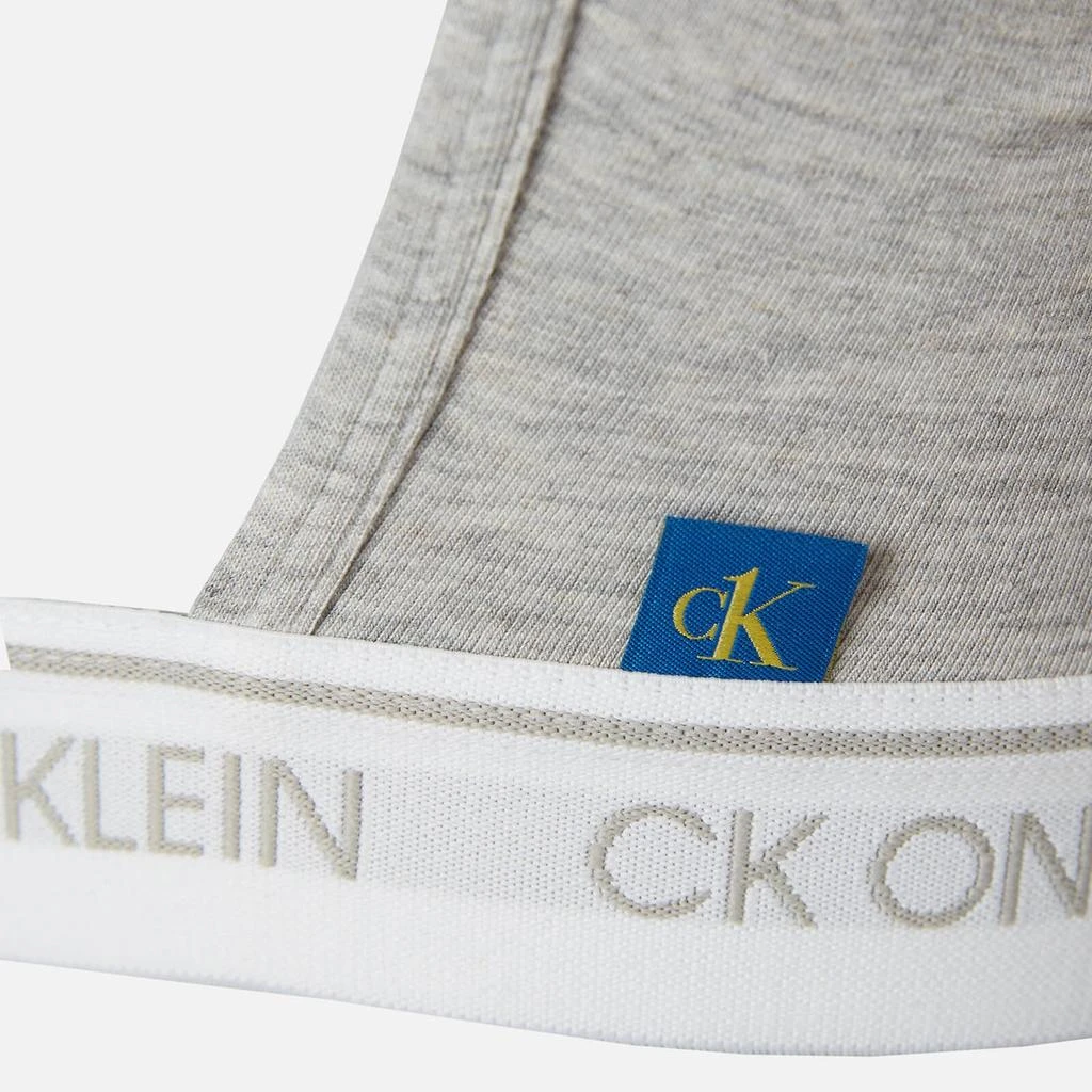 商品Calvin Klein|Calvin Klein Women's Unlined Bralette - Grey Heather,价格¥124,第3张图片详细描述