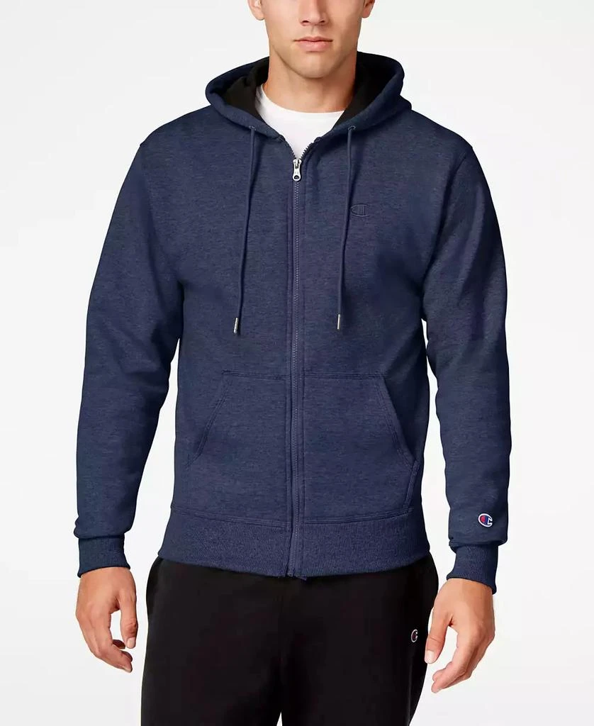 商品CHAMPION|Champion Men's Powerblend Fleece Zip 连帽衫,价格¥311,第1张图片详细描述