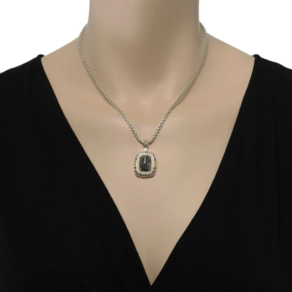 商品Charles Krypell|Charles Krypell Women's Sterling Silver and 18K Gold Necklace,价格¥8884,第2张图片详细描述