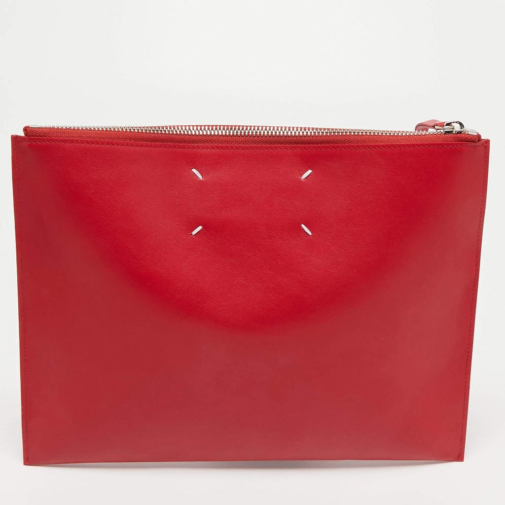 商品[二手商品] MAISON MARGIELA|Maison Martin Margiela Red Leather Clutch,价格¥1157,第4张图片详细描述