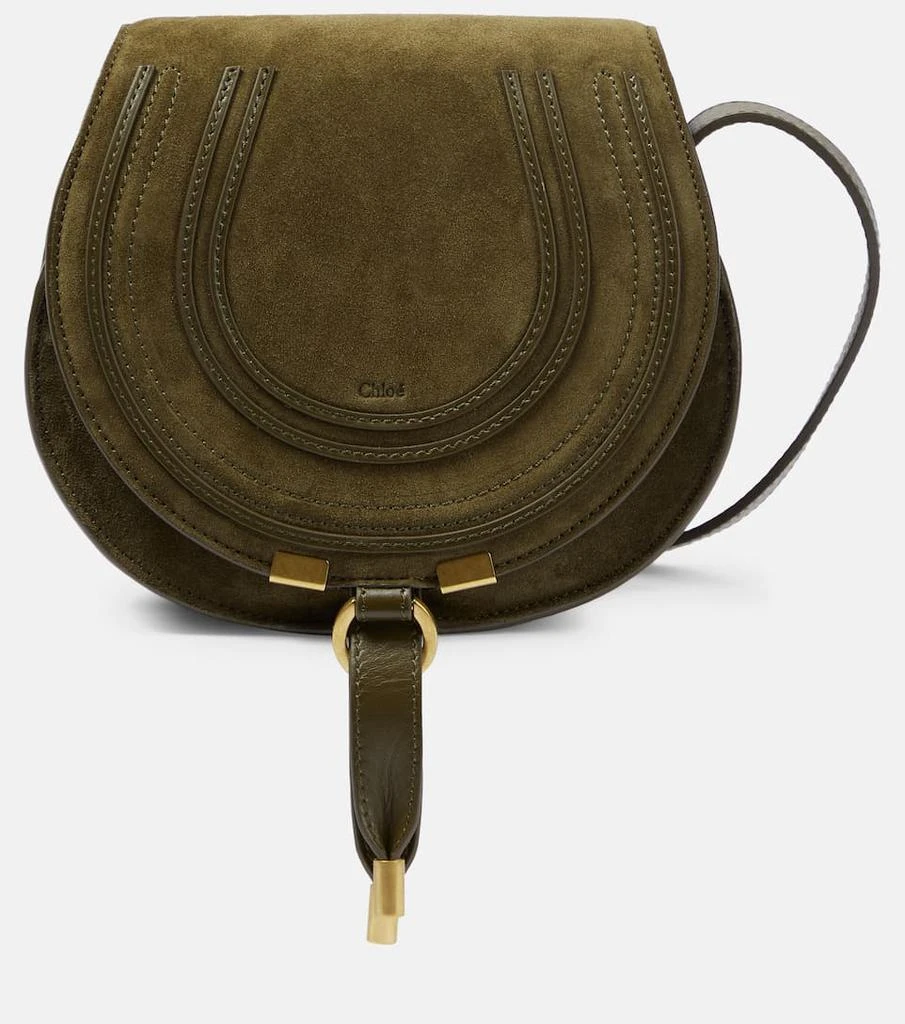 商品Chloé|Marcie Small suede crossbody bag,价格¥8646,第1张图片