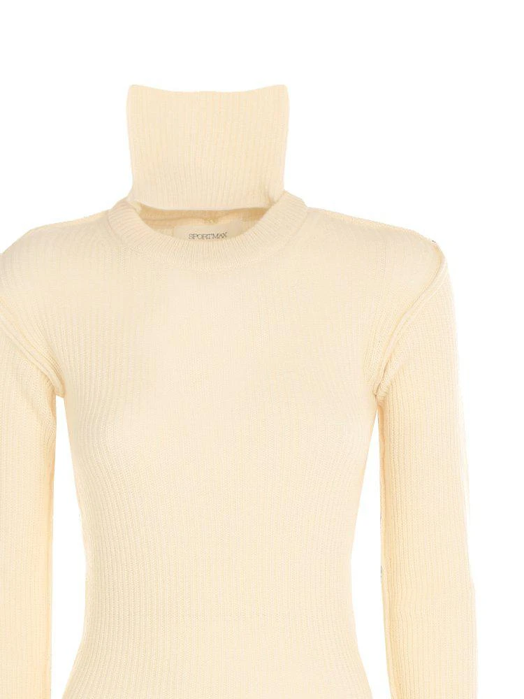 商品Max Mara|Sportmax Turtleneck Long-Sleeved Jumper,价格¥1840,第3张图片详细描述