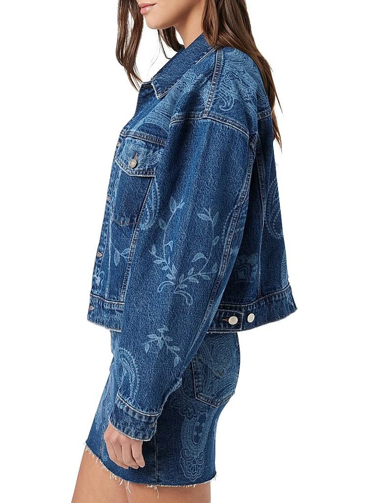 商品Hudson|Brea Swing Paisley Trucker Jacket,价格¥1054,第5张图片详细描述