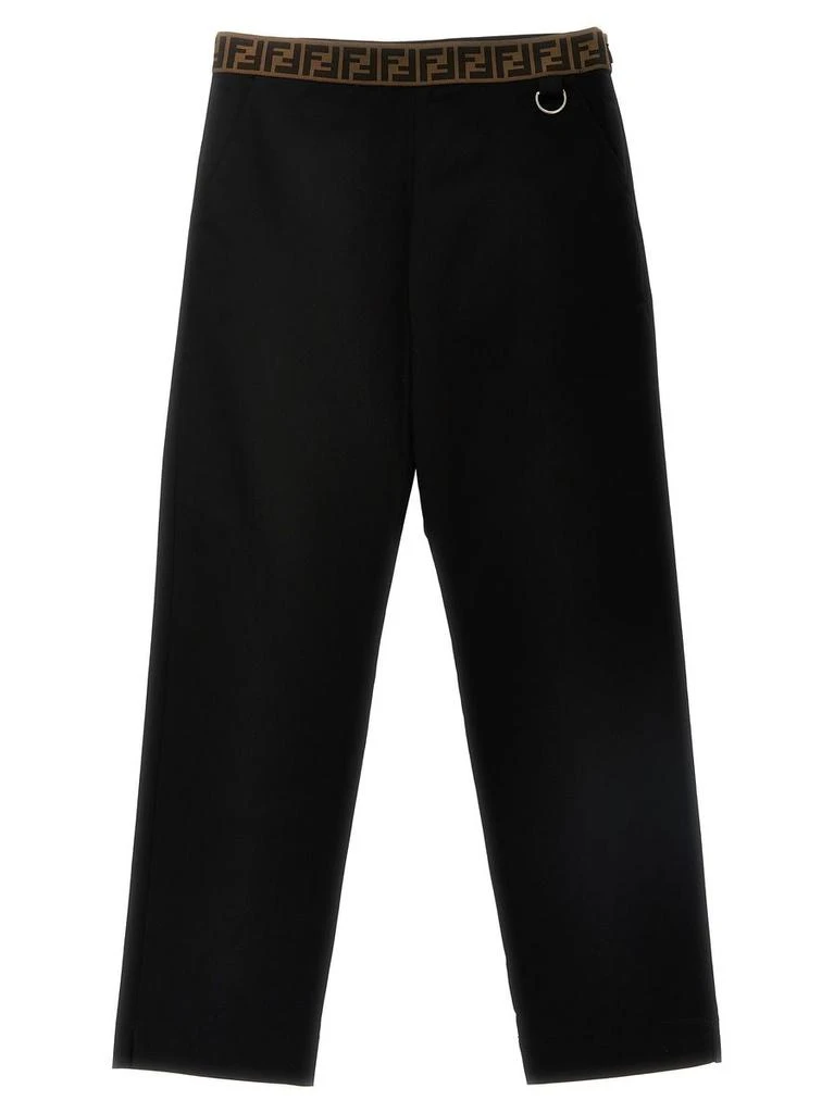 商品Fendi|Fendi Kids Logo Band Pants,价格¥2227,第2张图片详细描述