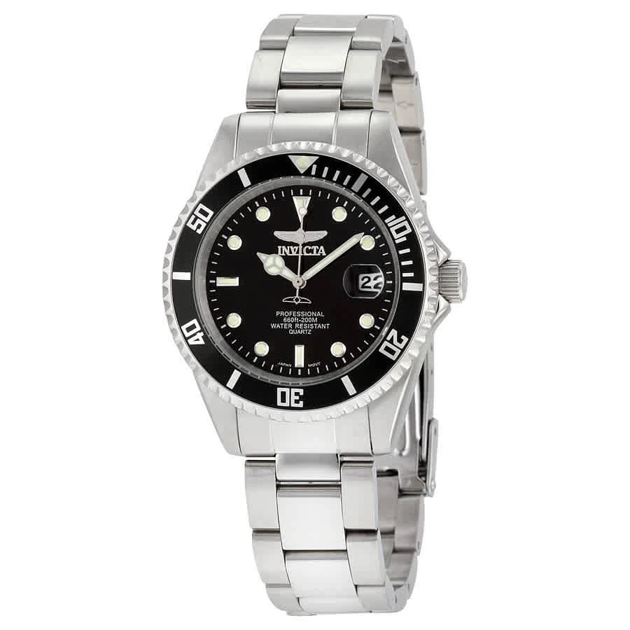 商品Invicta|Pro Diver Black Dial Men's Stainless Steel Men's Watch 8932OB,价格¥383,第1张图片