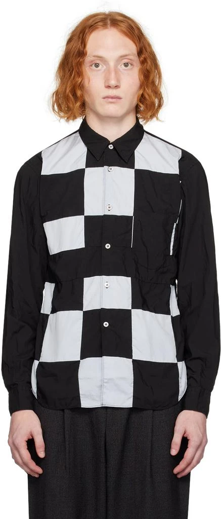 商品Comme des Garcons|黑色 & 白色拼接衬衫,价格¥3623,第1张图片