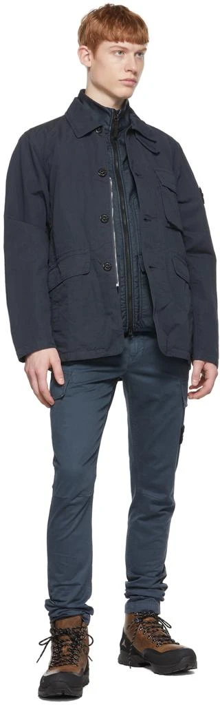 商品Stone Island|Blue Cotton Jacket,价格¥3931,第5张图片详细描述