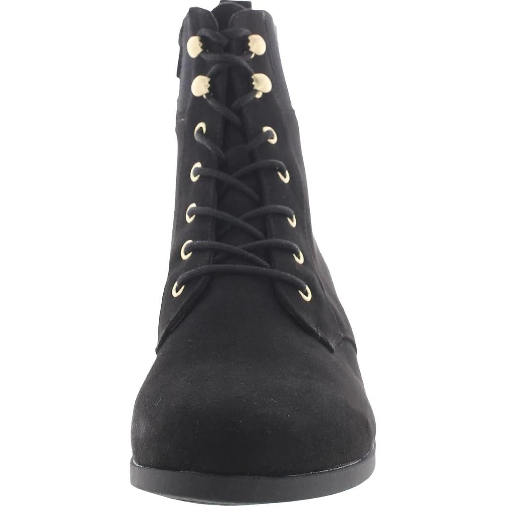 商品Karen Scott|Karen Scott Womens Clarissae Faux Suede Almond Toe Combat & Lace-up Boots,价格¥77,第4张图片详细描述