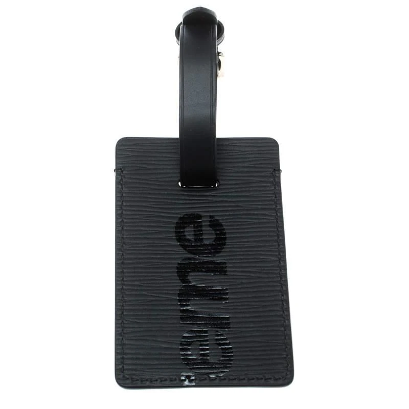 商品[二手商品] Louis Vuitton|Louis Vuitton Black Epi Leather X Supreme Luggage Tag,价格¥3248,第2张图片详细描述