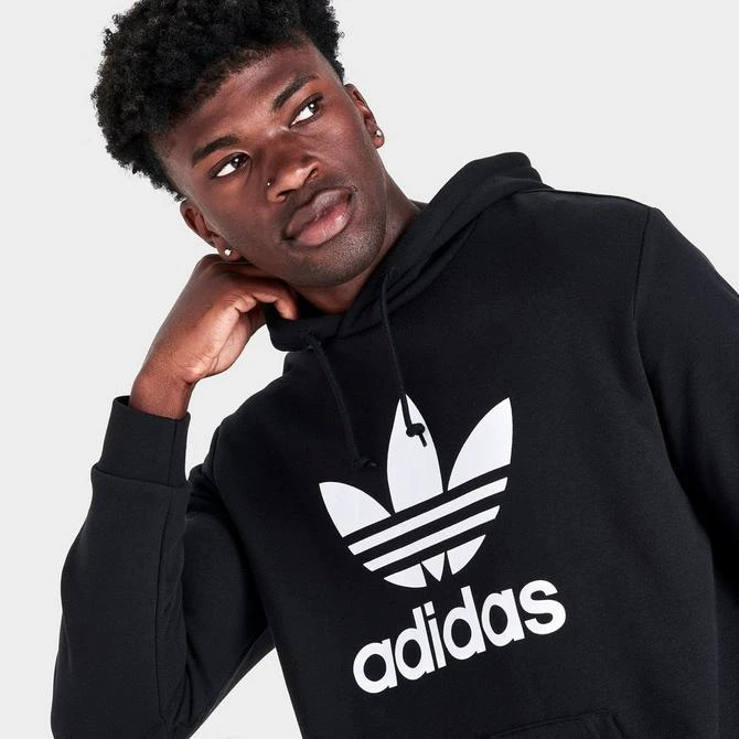 Men's adidas Originals Adicolor Trefoil Casual Pullover Hoodie 商品