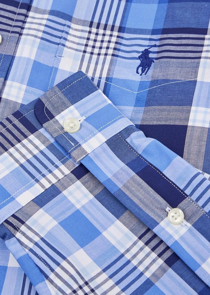 商品Ralph Lauren|Blue checked stretch-cotton shirt,价格¥502,第5张图片详细描述