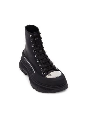 商品Alexander McQueen|Mirrored Toe Cap Platform Boots,价格¥4636,第2张图片详细描述