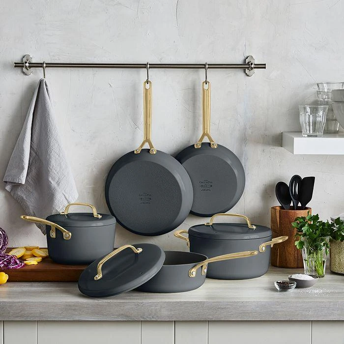 商品Greenpan|GP5 Champagne 8 Piece Ceramic Non-Stick Cookware Set with 3-Piece Utensil Set - 100% Exclusive,价格¥4485,第2张图片详细描述