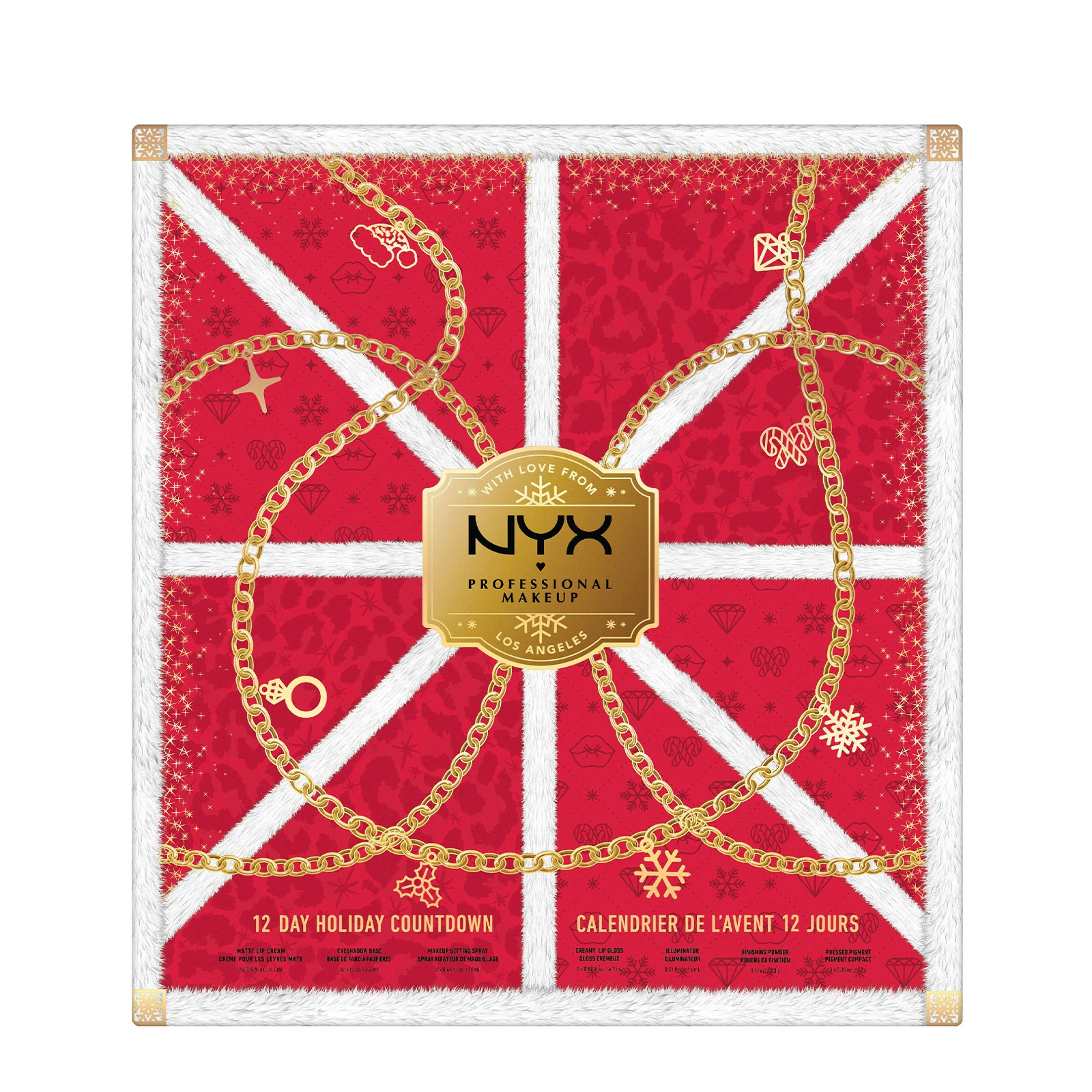 商品NYX Professional Makeup|NYX 专业美妆12天圣诞日历美妆套装,价格¥468,第1张图片