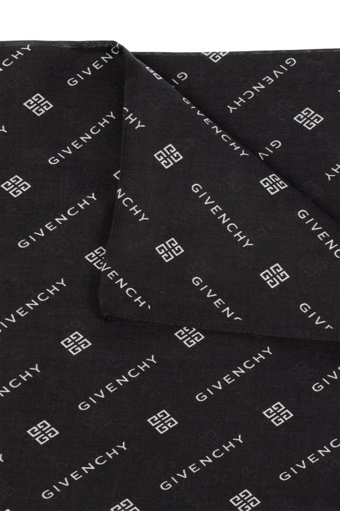 商品Givenchy|Givenchy Monogrammed Frayed Edge Scarf,价格¥1687,第3张图片详细描述