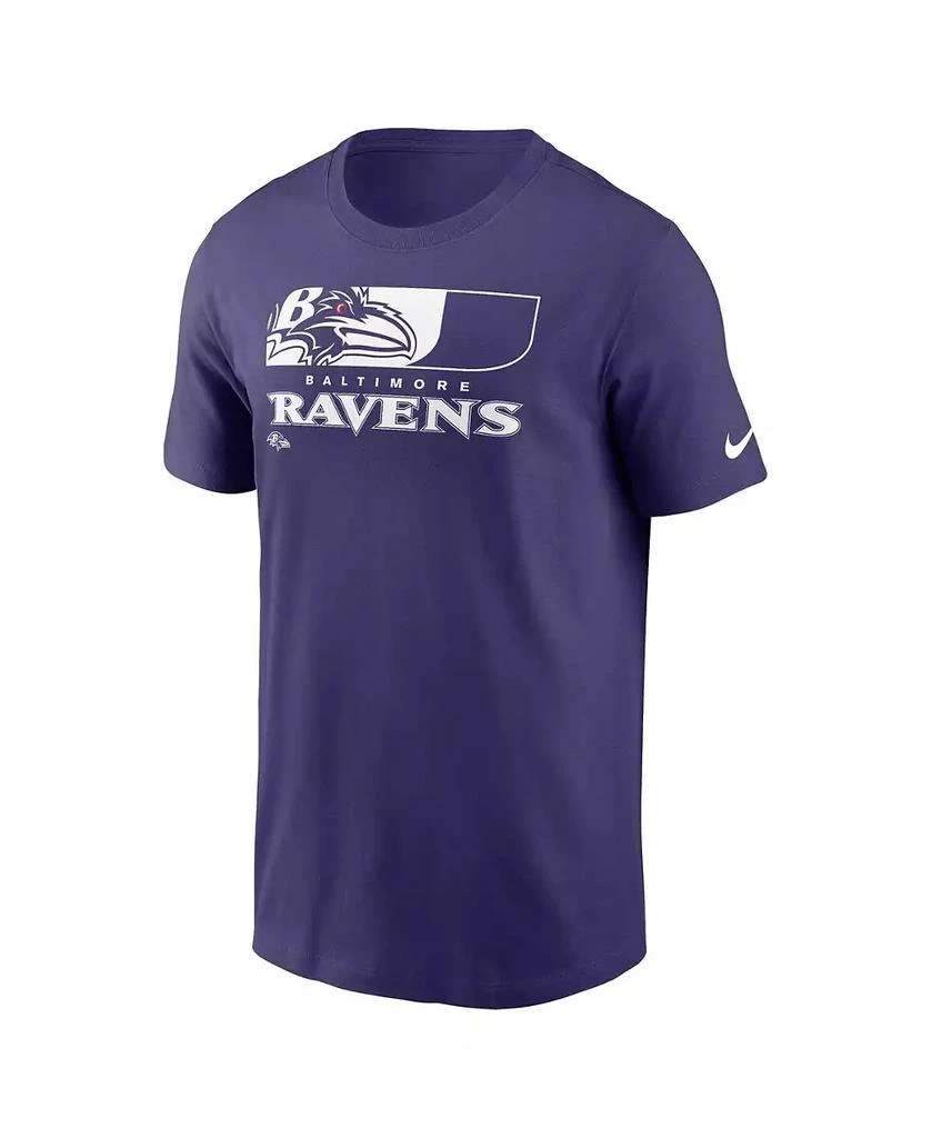 商品NIKE|Men's Purple Baltimore Ravens Air Essential T-Shirt,价格¥261,第3张图片详细描述