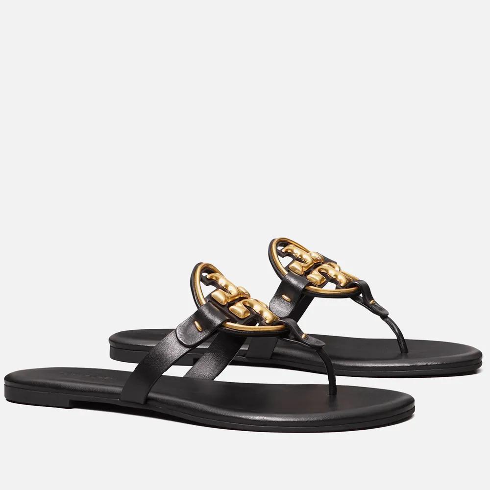 商品Tory Burch|Tory Burch Women's Metal Miller Soft Toe Post Sandals,价格¥2529,第5张图片详细描述