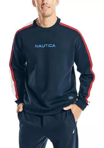 商品Nautica|Sustainably Crafted Color Block Sweatshirt,价格¥664,第1张图片