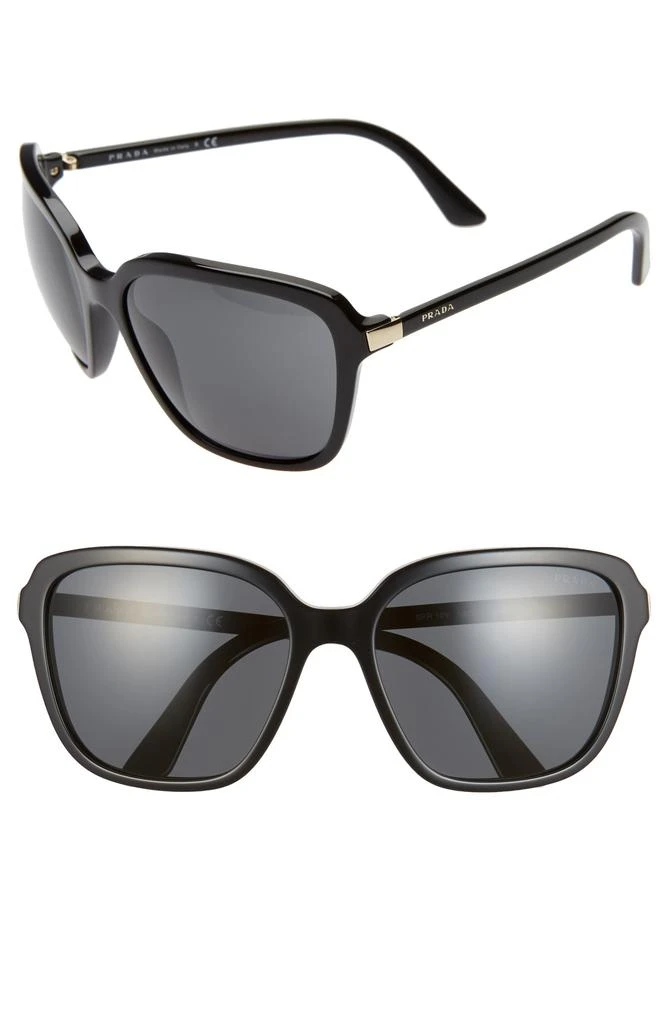 商品Prada|Pillow 58mm Square Sunglasses,价格¥1016,第1张图片