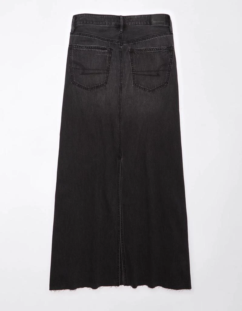 商品AE|AE To The Floor Denim Maxi Skirt,价格¥266,第4张图片详细描述