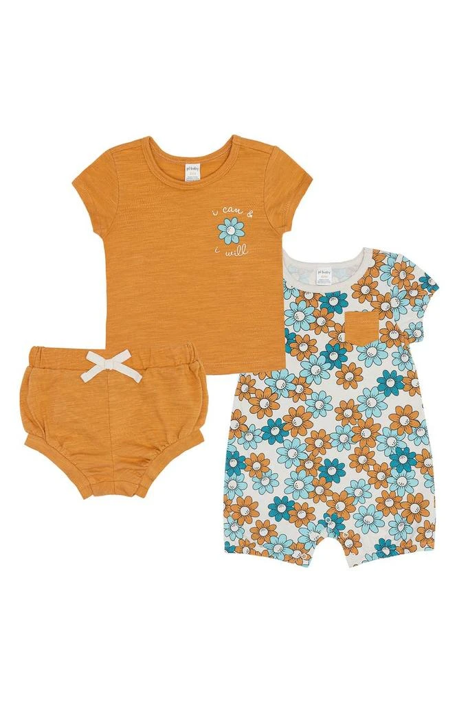 商品Petit Lem|Romper & Playset Three-Piece Set,价格¥99,第1张图片