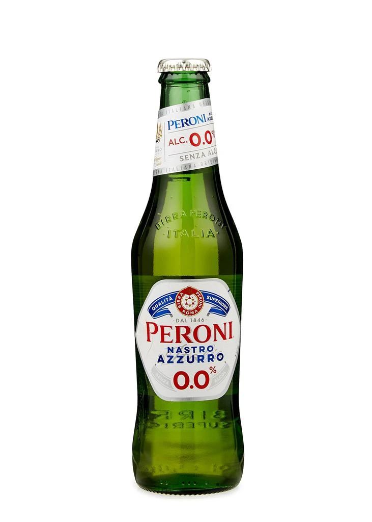 商品Peroni Nastro Azzurro|Peroni Nastro Azzuro 0.0% Alcohol-Free Beer 330ml,价格¥16,第1张图片