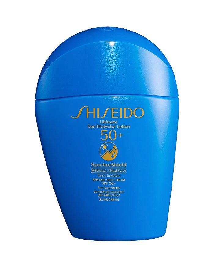 商品Shiseido|新艳阳夏臻效水动力防晒乳(蓝胖子) SPF50+ 50ml,价格¥188,第1张图片